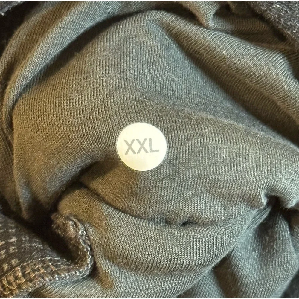 Lululemon Gray Scuba Logo Full Zip Heavyweight Hoodie Sweater Sweatshirt Men 2XL